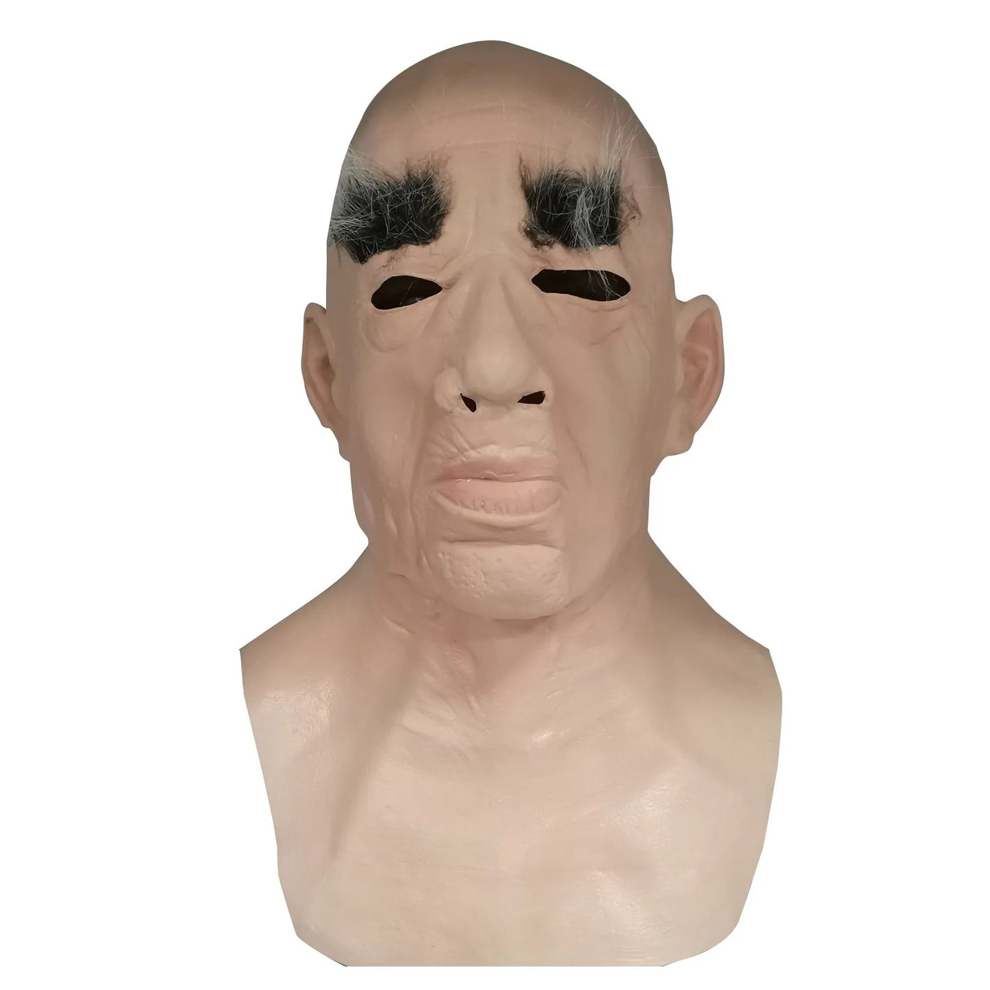 Grandpa Grandma Full Head Latex Mask – Halloween Cosplay Prop