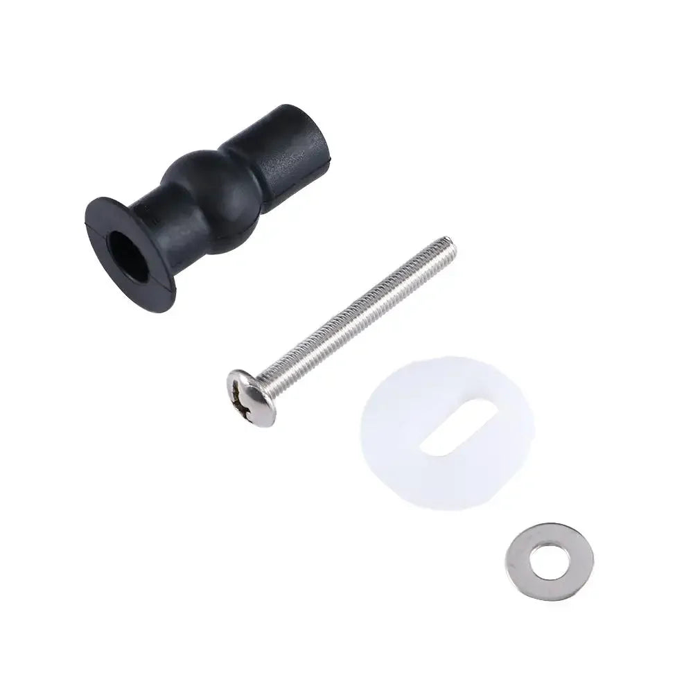 Toilet Seat Bolt & Nut Replacement Kit | Rubber, Brass & Steel
