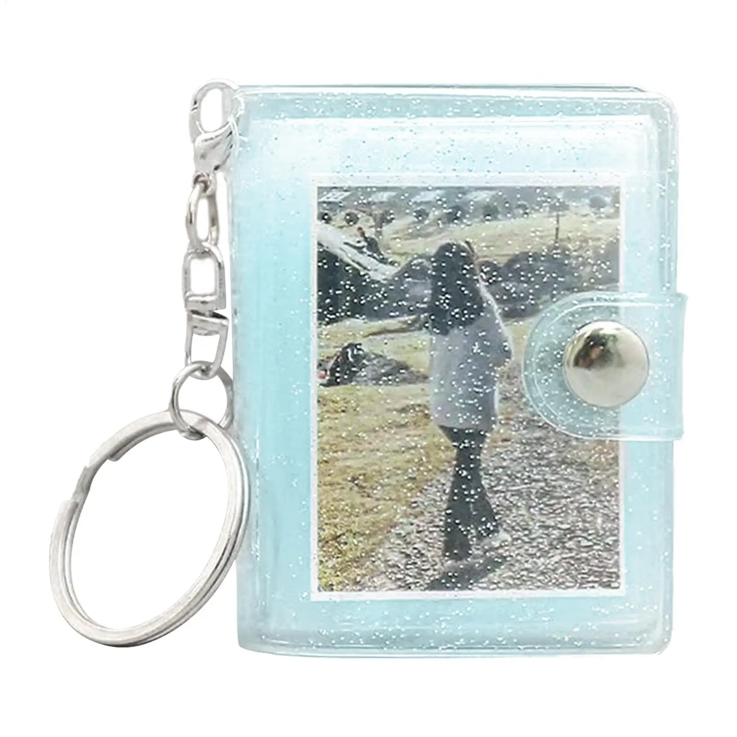 Mini Photo Album Keychain – 24-Pocket Photocard Holder