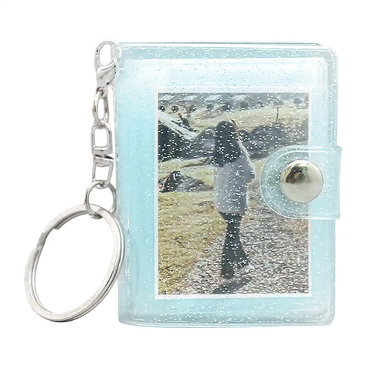 Mini Photo Album Keychain – 24-Pocket Photocard Holder Mini Photo Album Oasis Select