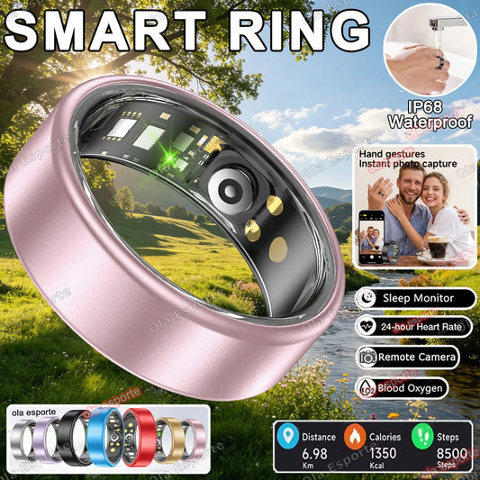 Smart Ring – Heart Rate, SpO₂ & Sleep Tracker | 5ATM Smart Health Ring Peaceful Pleasures Health and Wellness