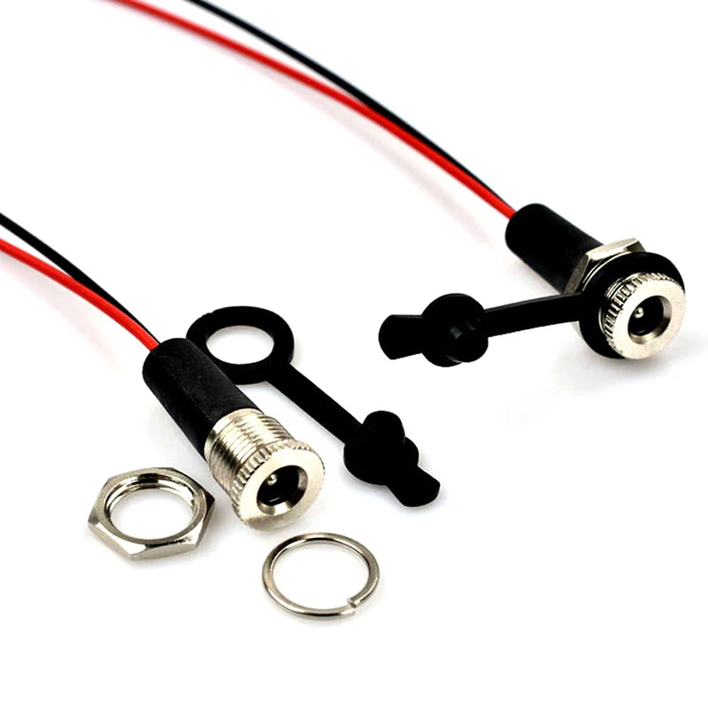 IP68 Waterproof DC Power Socket 5.5x2.1mm Panel Mount Connector DC Power Connector Peaceful Pleasures Health and Wellness one size