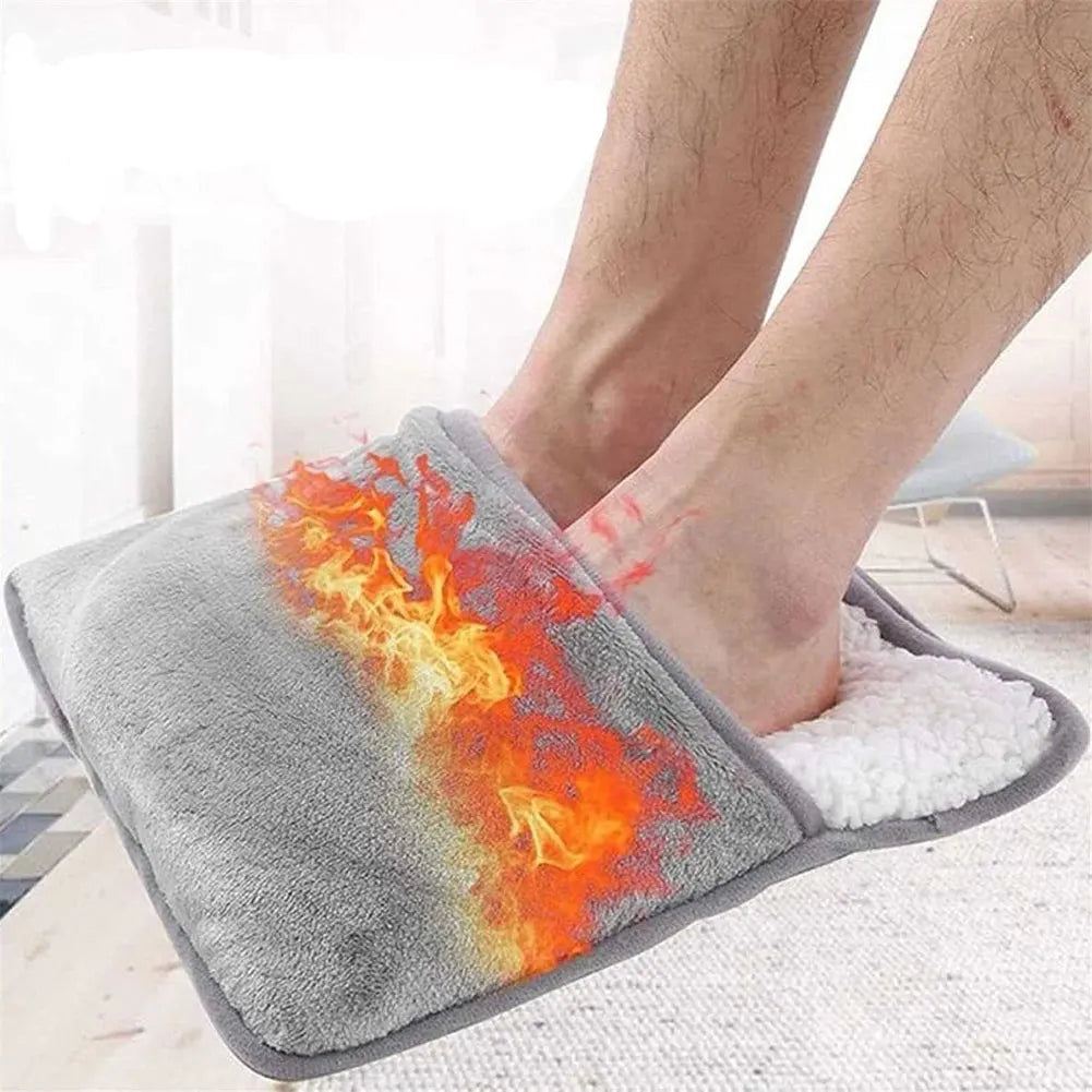 USB Electric Foot Warming Pad – Soft Plush Heated Foot Mat