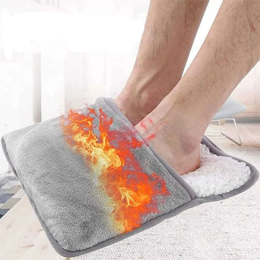 USB Electric Foot Warming Pad – Soft Plush Heated Foot Mat Electric Foot Warmer Peaceful Pleasures Health and Wellness