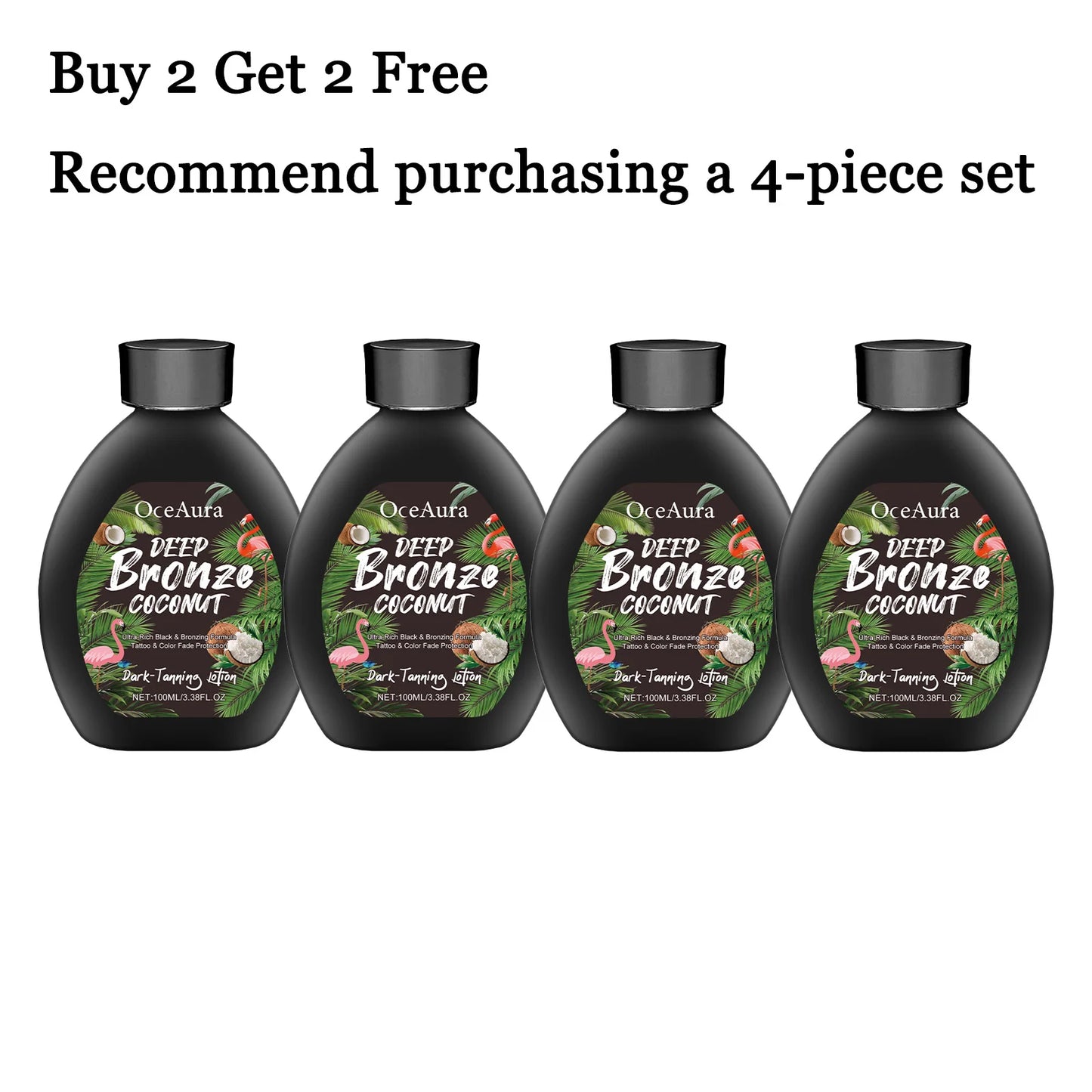 OceAura Self Tanning Lotion 100ml | Sunless Bronzer Cream