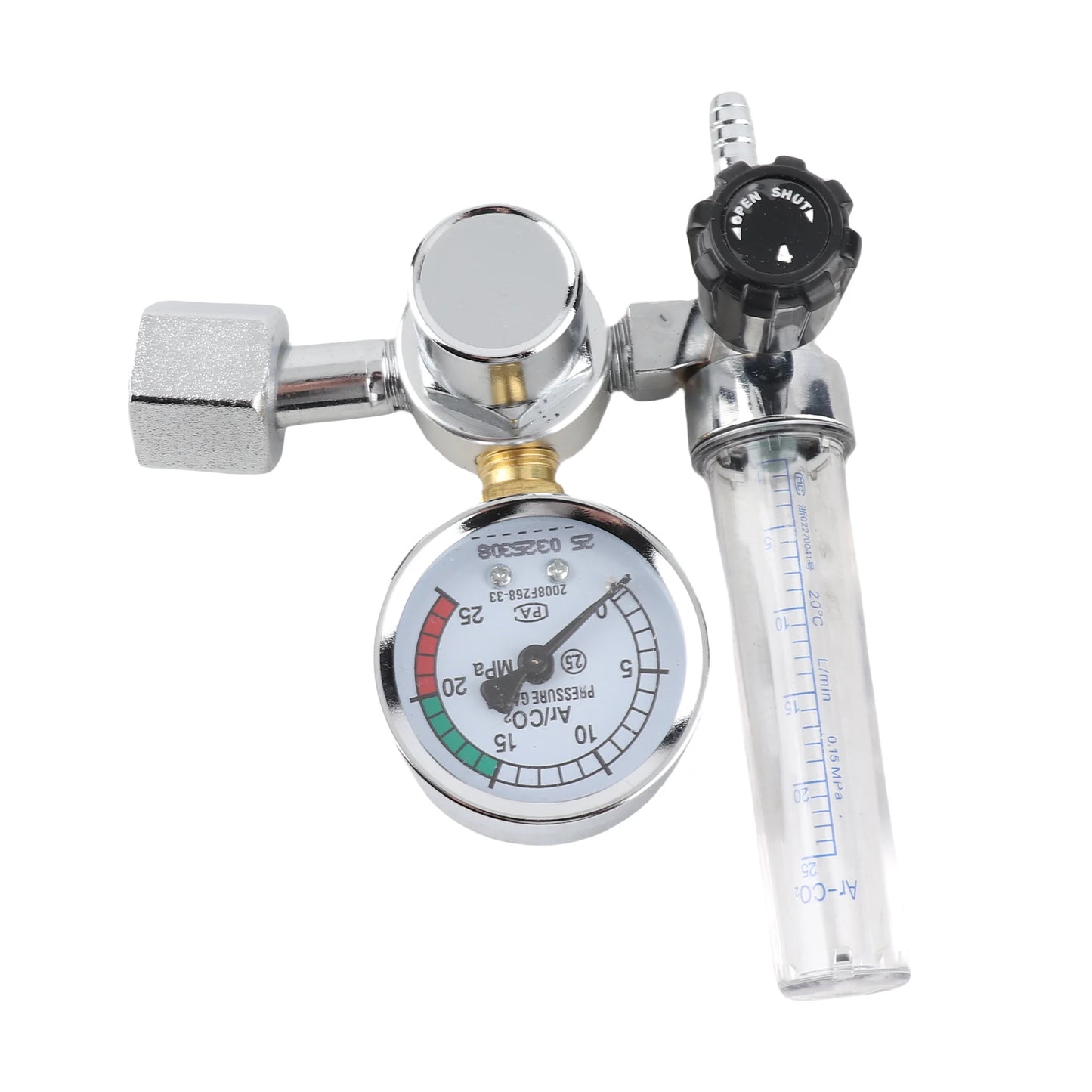 Meter 0-25Mpa Argon Regulator CO2 Mig Tig Gas-regulators Flowmeter