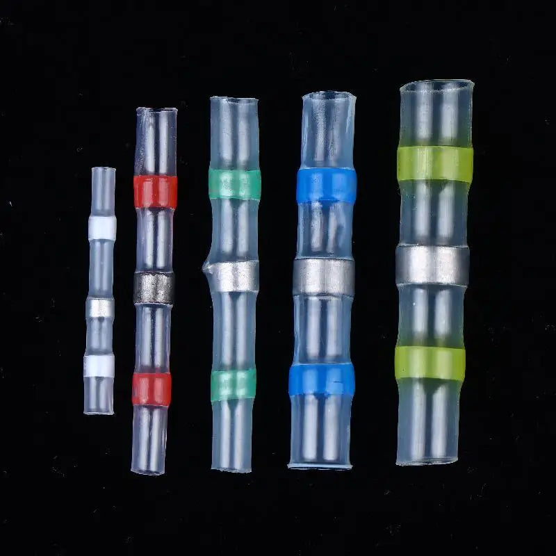 New 100Pcs Waterproof Heat Shrink Tube With Solder Insulation Wire Terminal Connector Heat Shrink Welding Ring Terminal Peaceful Pleasures Health and Wellness