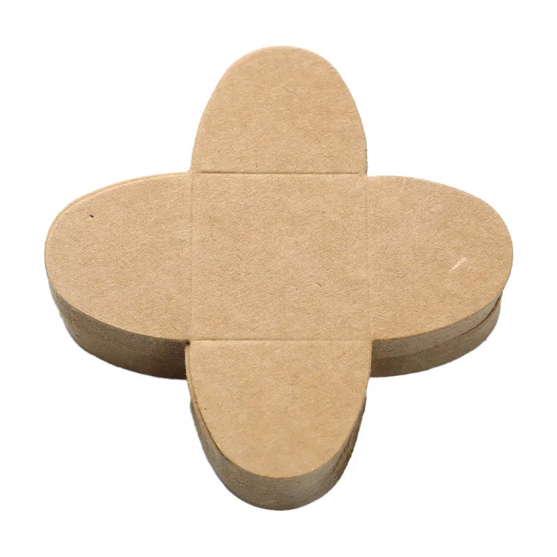 50-Pack Kraft Paper Chocolate Candy Tray Dessert Spacers