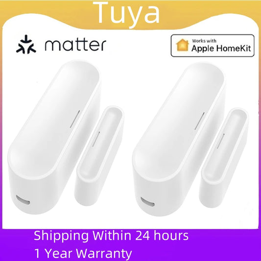 Tuya Matter Thread Door Window Sensor USB Powered Smart Home Wireless Detector Work With HomeKit Alexa Google Home SmartThings Peaceful Pleasures Health and Wellness