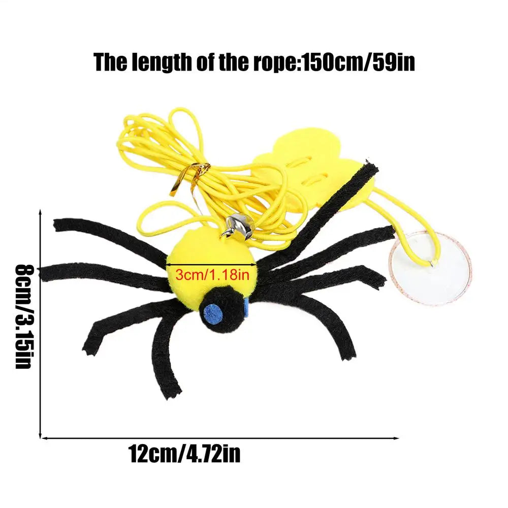 Door Frame Cat Toy – Interactive Spider Toy with Elastic String