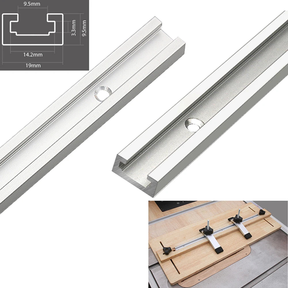 400- Woodworking Chute Rail T-track Aluminum Alloy T Screws Quick
