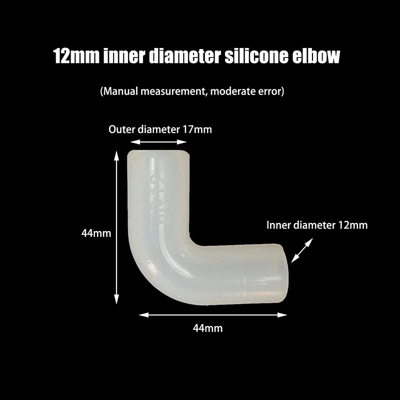 Set of 5 Flexible Silicone Right Angle Joint for Irrigation Tube, Garden Connector Peaceful Pleasures Health and Wellness A5