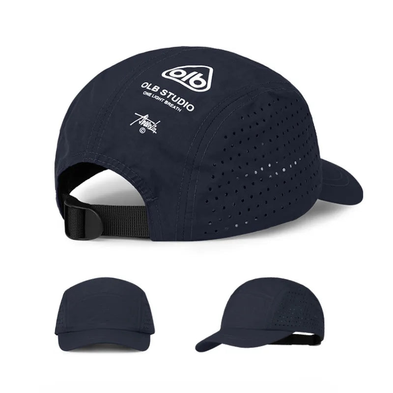 Short Brim Quick-drying Mesh Baseball Cap Breathable Lightweight UV