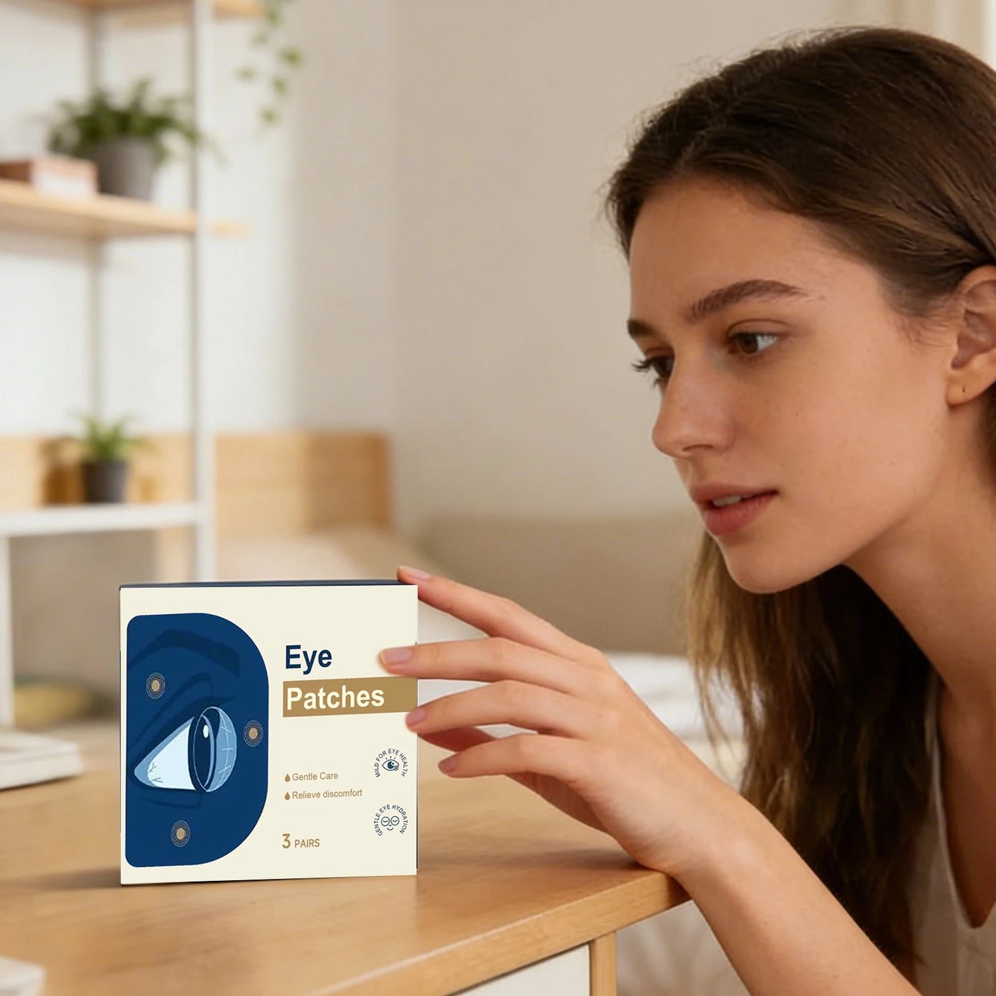 Mint Eye Soothing Patch Provide Cooling Comfort Relieve Tiredness Reducing Discomfort Herbal Fragance Portable Eye Care Sticker Peaceful Pleasures Health and Wellness