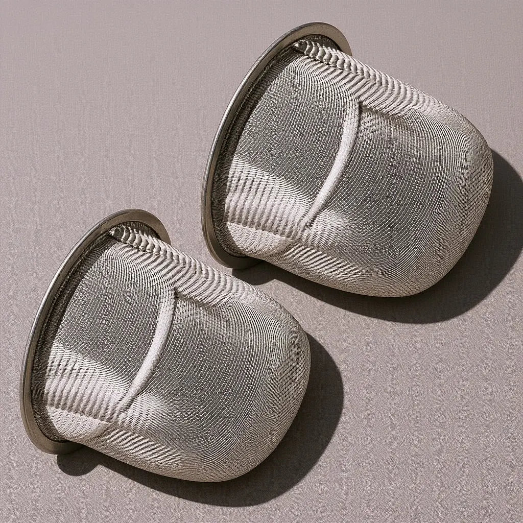 2Pcs Stainless Steel Tea Infuser Strainer Reusable Mesh Filter for Teapot Kettle Cup Home Tea Room Restaurant Daily Use Peaceful Pleasures Health and Wellness
