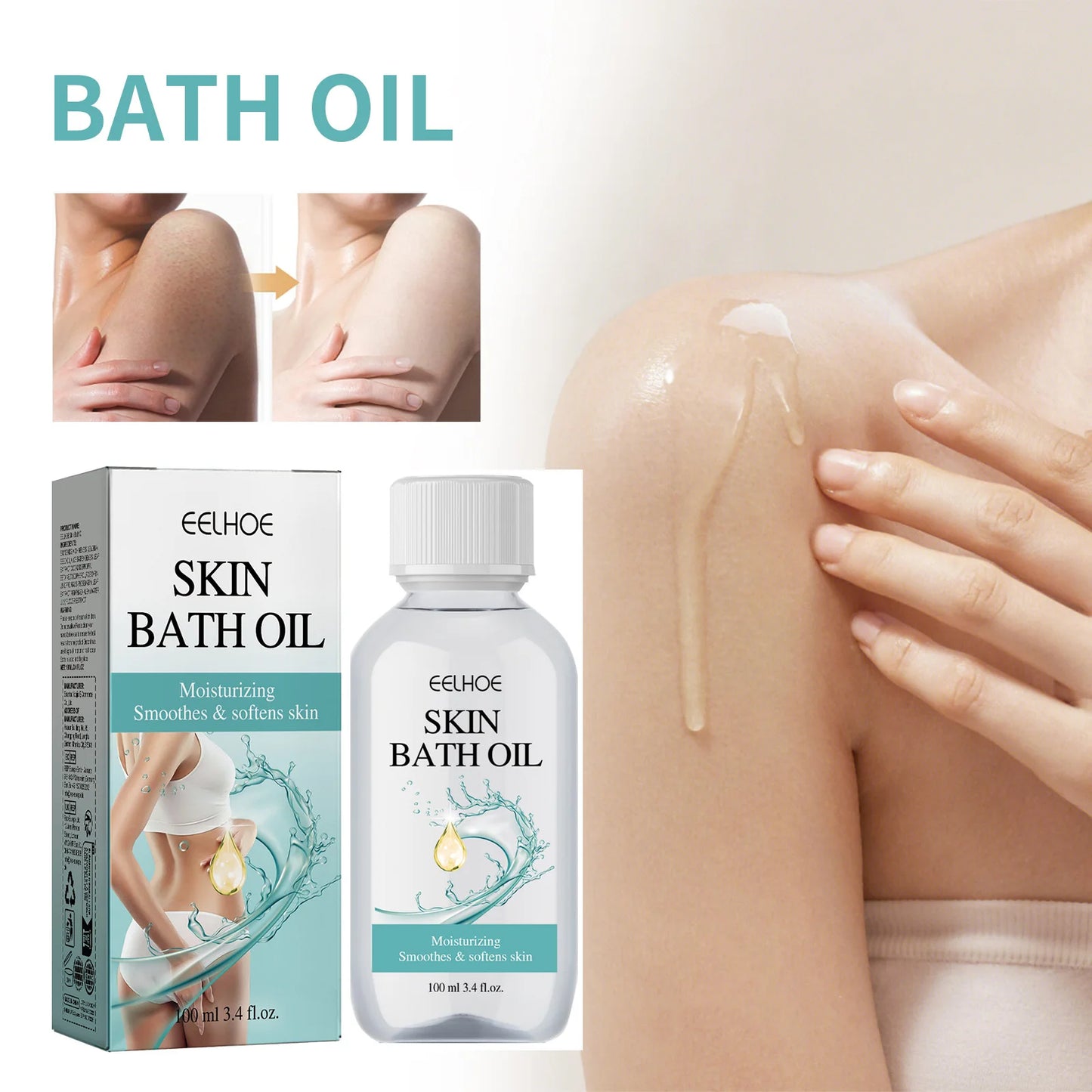 Jaysuing Jojoba Bath & Shower Body Oil – Moisturizing 100ml