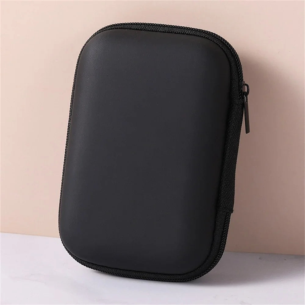 Portable EVA Zipper Bag for Cables, Charger & USB Travel Case