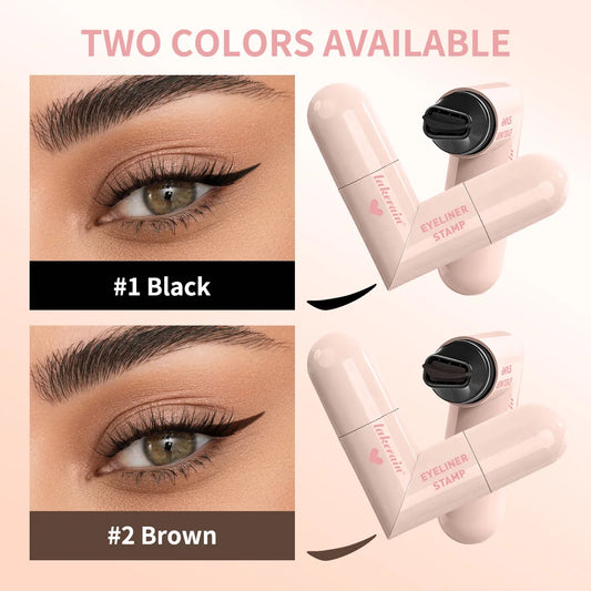 super quick eyeliner waterproof fast drying, durable, smooth and easy to color, creating natural eye makeup eyeliner stamp Peaceful Pleasures Health and Wellness 2Colors