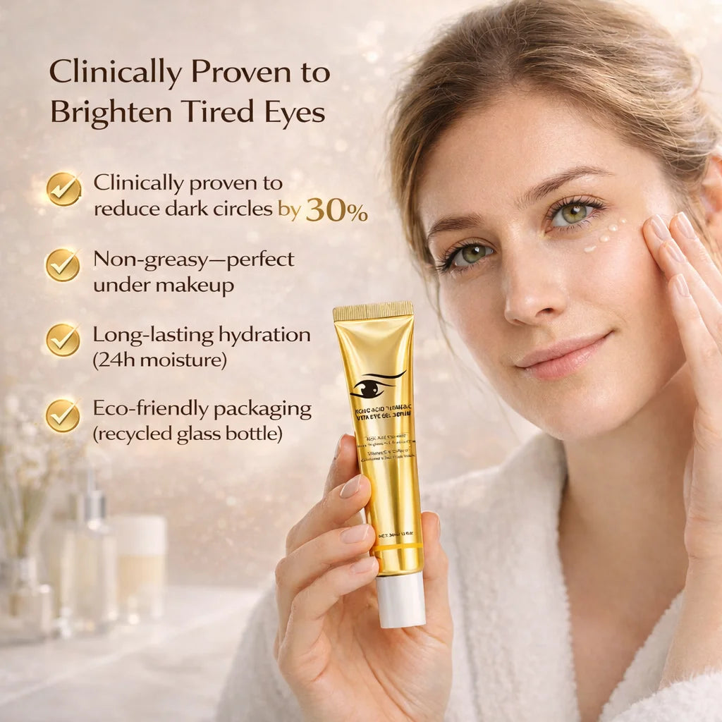 Kojic Acid Turmeric Eye Serum – Vitamin C & Caffeine 30ml