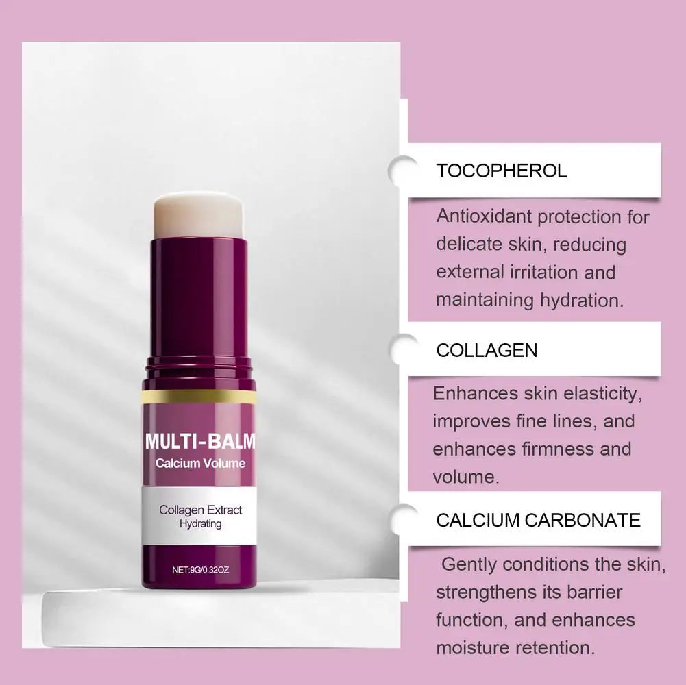 Collagen Calcium Balm Stick – Anti-Wrinkle Moisturizing Cream for Eyes, Neck & Face Peaceful Pleasures Health and Wellness