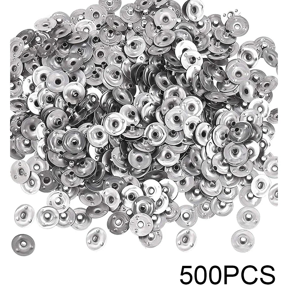 500-Pc Metal Candle Wick Sustainer Tabs | DIY Candle Making Kit