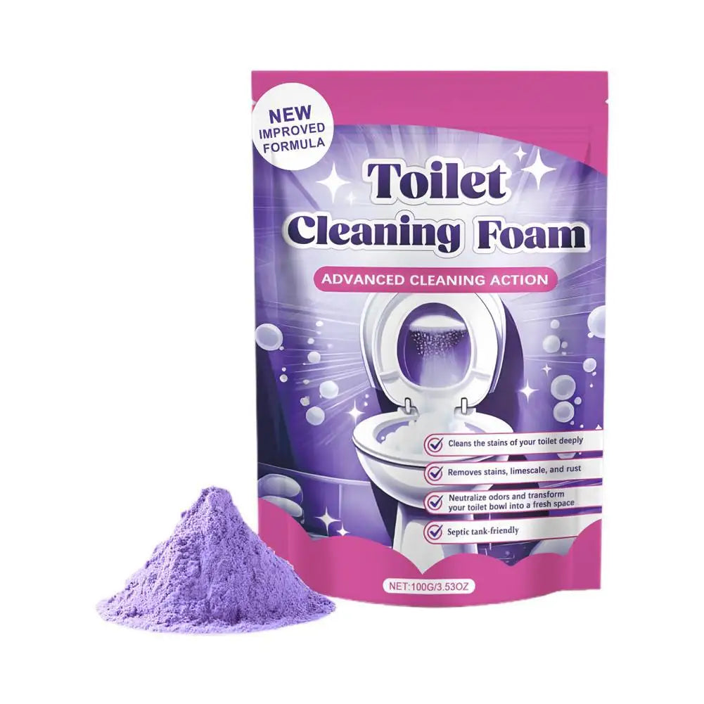 Efficient Toilet Bowl Cleaner Powder Foam for Deep Cleaning Peaceful Pleasures Health and Wellness 1pcs