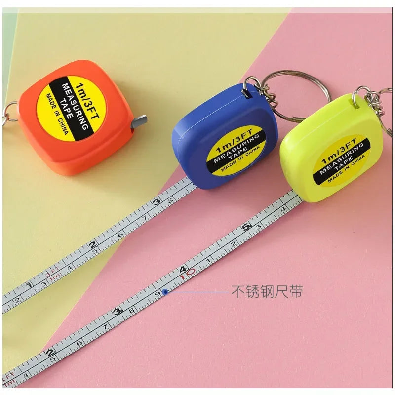 Mini Retractable Keychain Tape Measure | 1.5M Waterproof Pocket