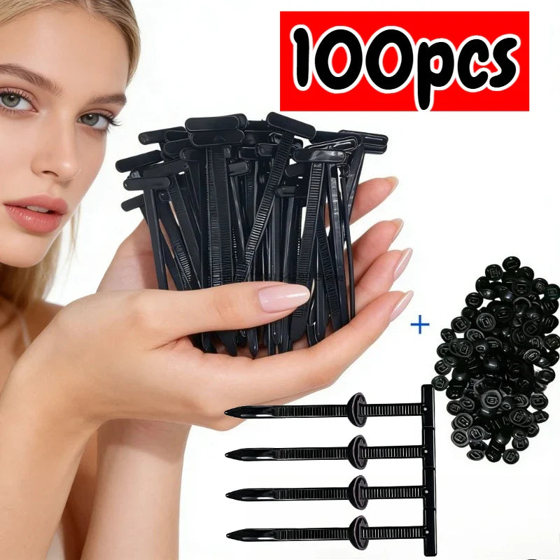 UV-Resistant Nylon Zip Tie Buckles – Self-Locking Car Cable Ties