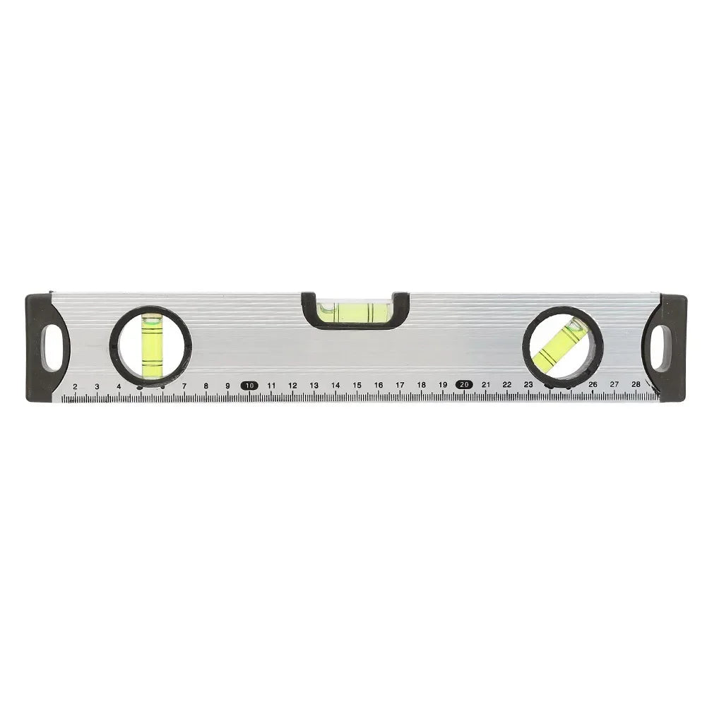 Bubble Level Ruler 30 Aluminum Alloy Spirit Gauge Measure Tool