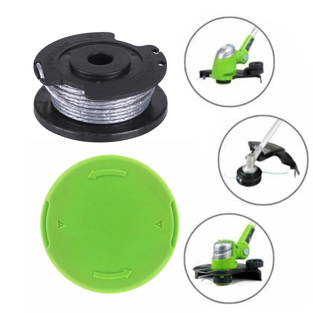 Line Spool Cover Cap Greenworks 21287 24V Trimmer Reliable Replacement