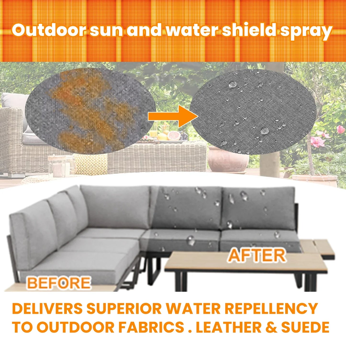 Waterproof Fabric Spray – UV & Rain Protection for Leather