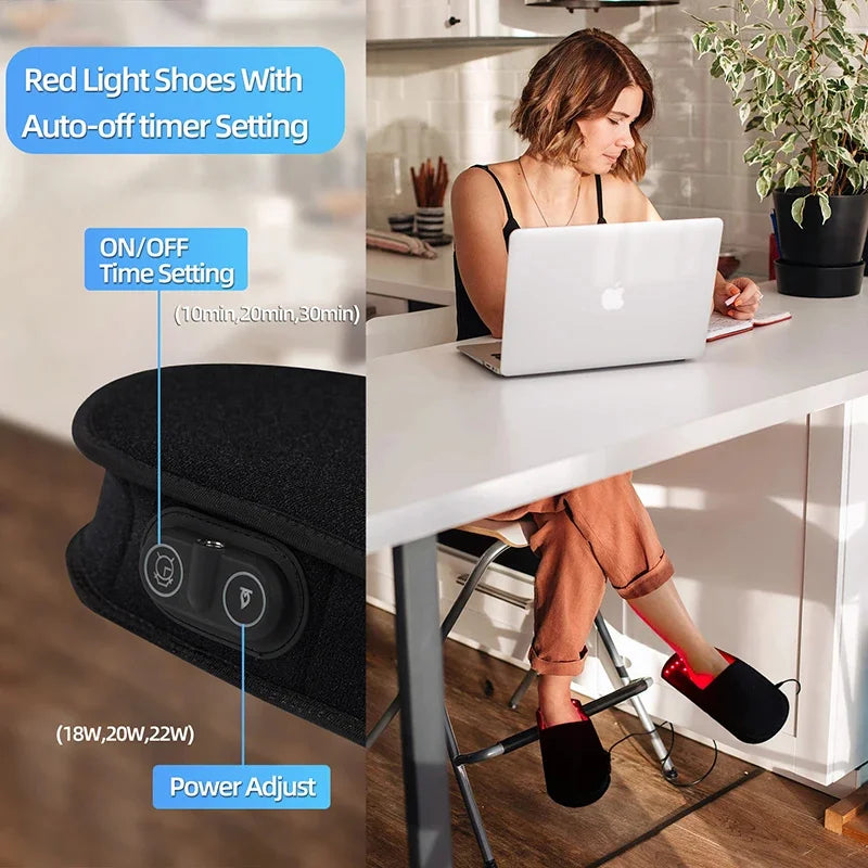 Red Light Therapy Foot Boots – Plantar Fasciitis & Pain Relief