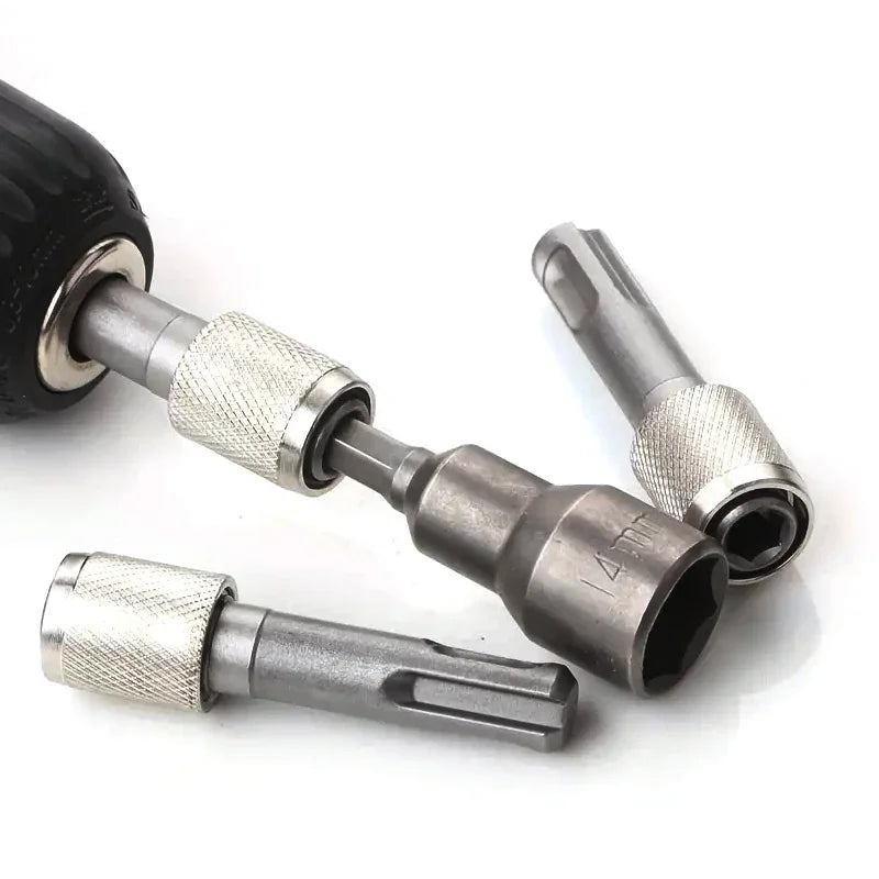 SDS Plus Convert To 1/4 Hex Shank Adapter Hexagonal Converter Electric Hammer Power Screwdriver Bit Holder Socket Impact Driver Peaceful Pleasures Health and Wellness