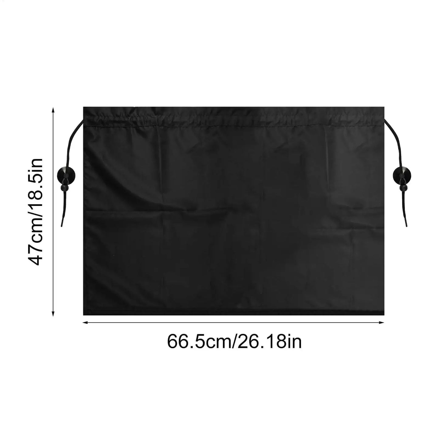 Car Side Window Sunshade – UV Block, Suction Cup, Reusable