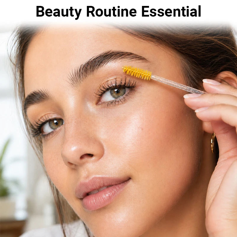 Multiple colors 50/100 pcs Extension Eyelash brush Disposable Eye lashes Make Up Brushes Mascara Wand Applicator Makeup tools Peaceful Pleasures Health and Wellness