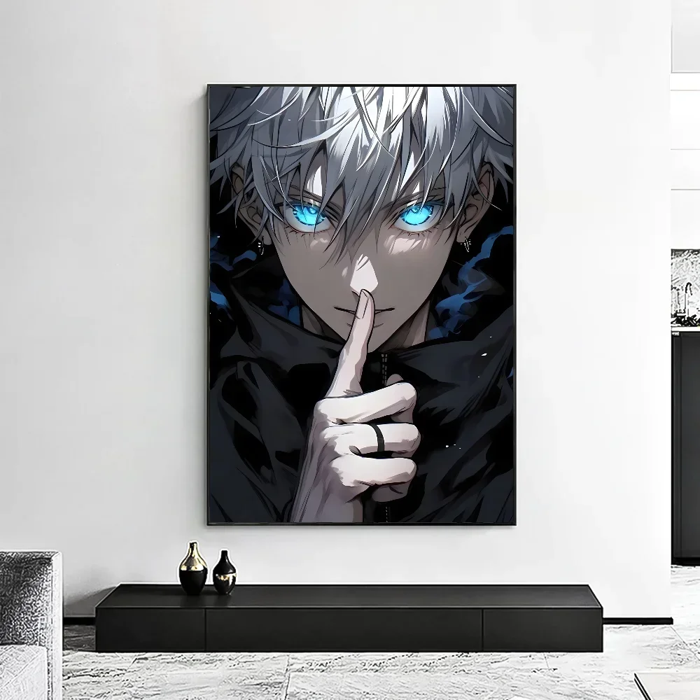 Satoru Gojo Canvas Wall Art | Jujutsu Kaisen Anime Poster