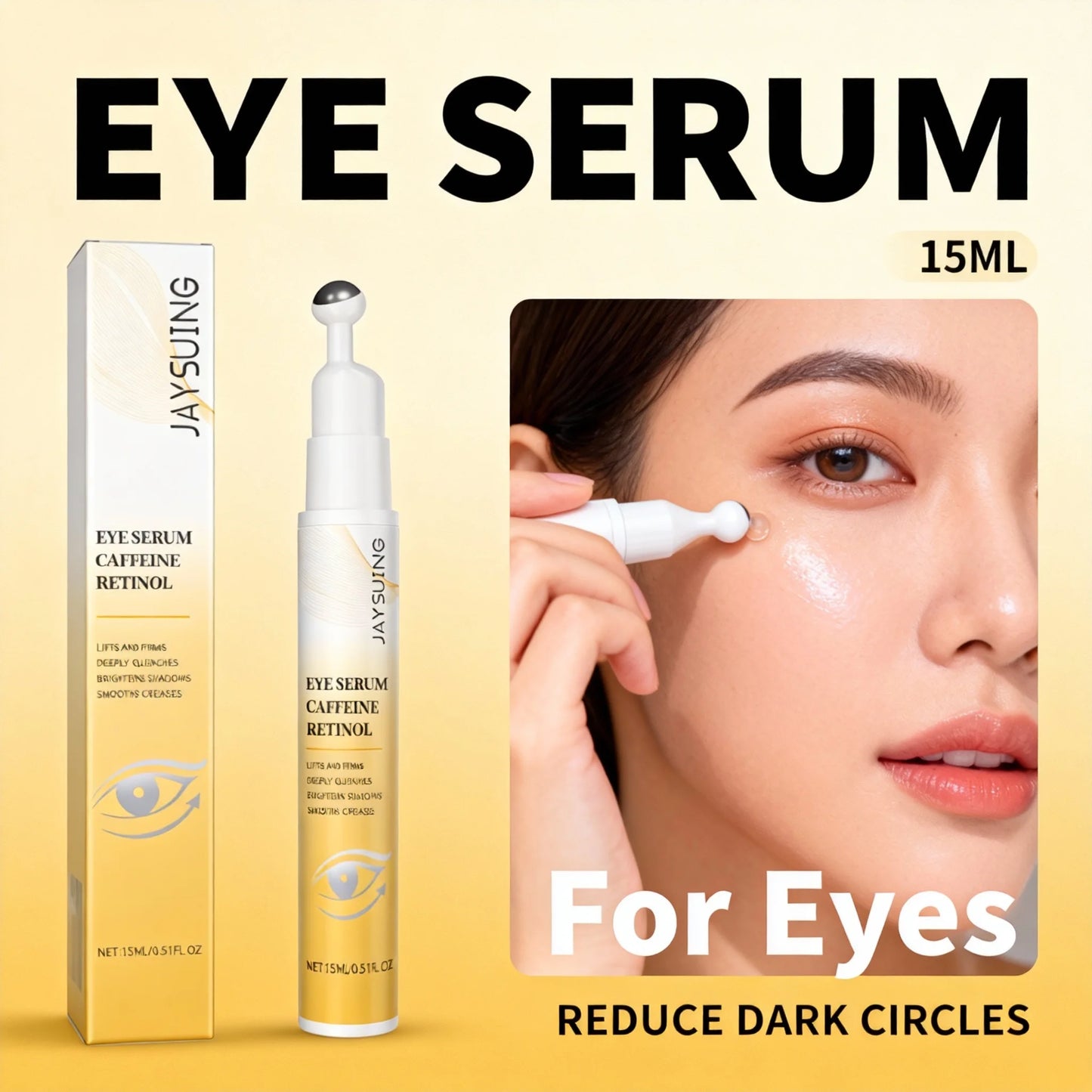 Retinol Eye Serum Roller – Brightening & Firming Eye Care