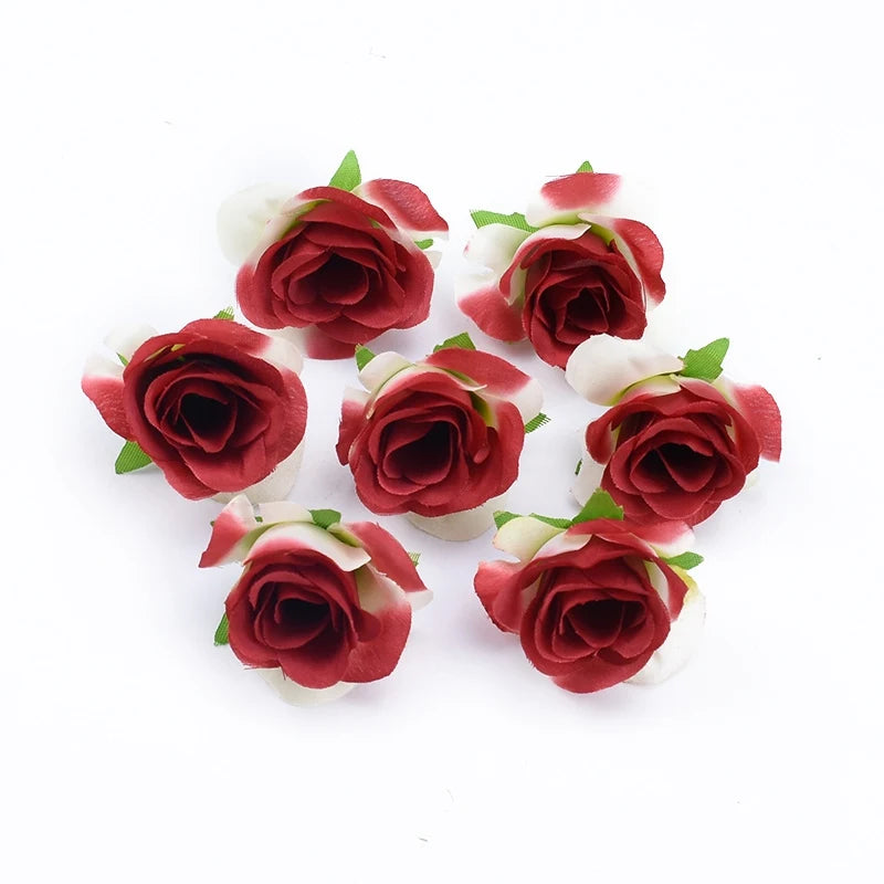 Silk Rose Bud Artificial Flowers – Wedding, Party & Home Decor Artificial Silk Flowers Peaceful Pleasures Health and Wellness color 7 50pcs
