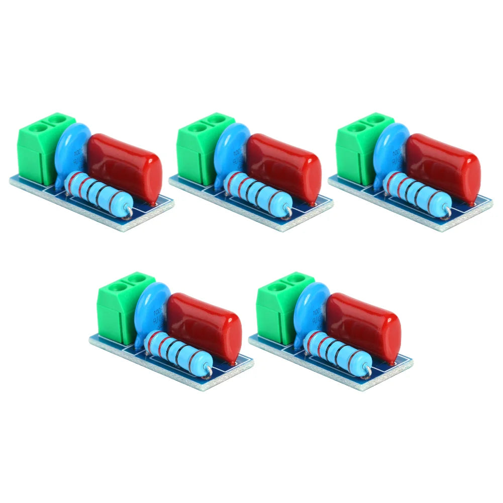 1-5pcs RC Absorption Circuit Module Relay Contact Protection Resistance Surge Module AC/DC 5V-400V Snubber Board Peaceful Pleasures Health and Wellness 5PCS