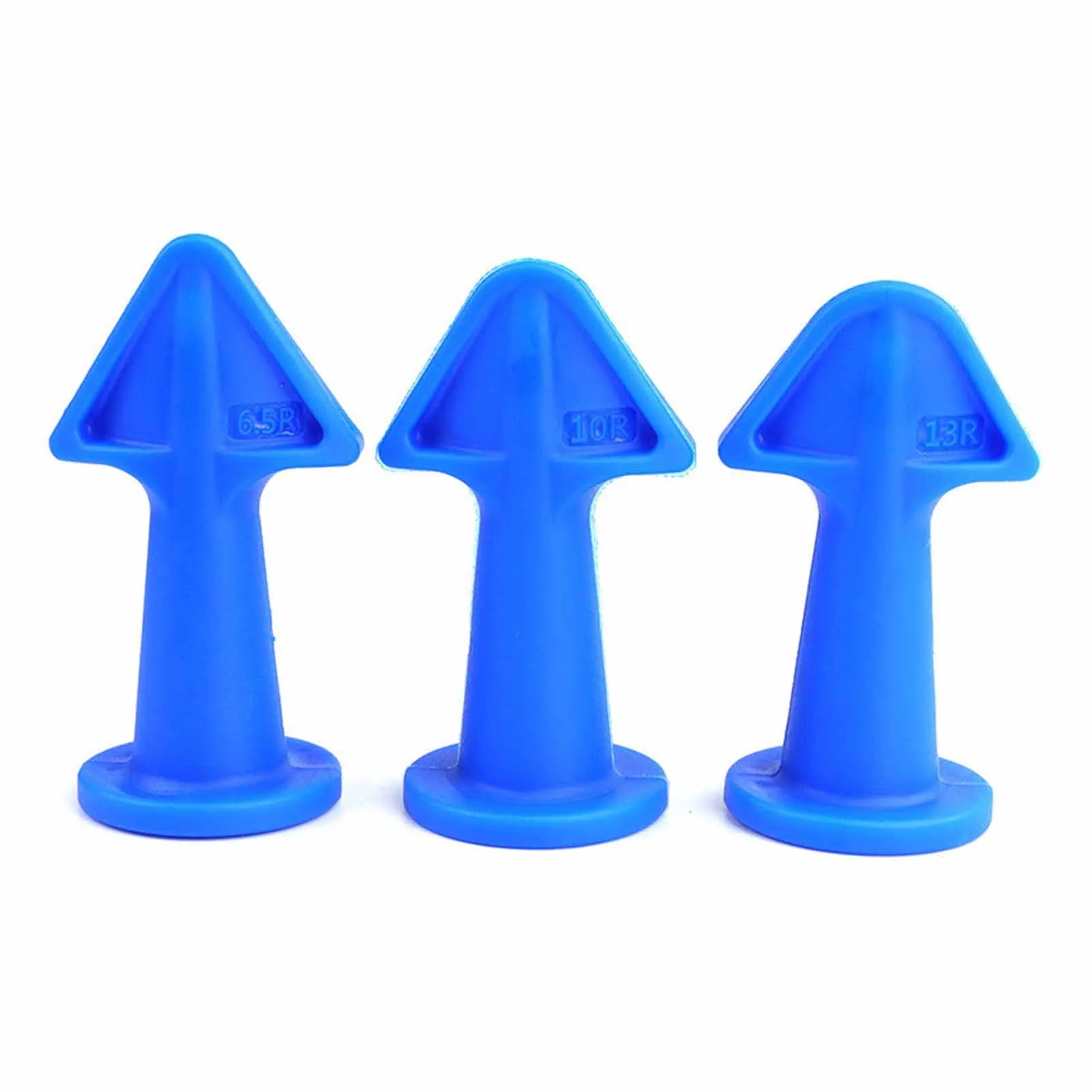 3pcs Caulk Nozzle Applicator Convenient to Use with Non-Stick Special Materials Suitable for Building Window Balcony Peaceful Pleasures Health and Wellness Blue