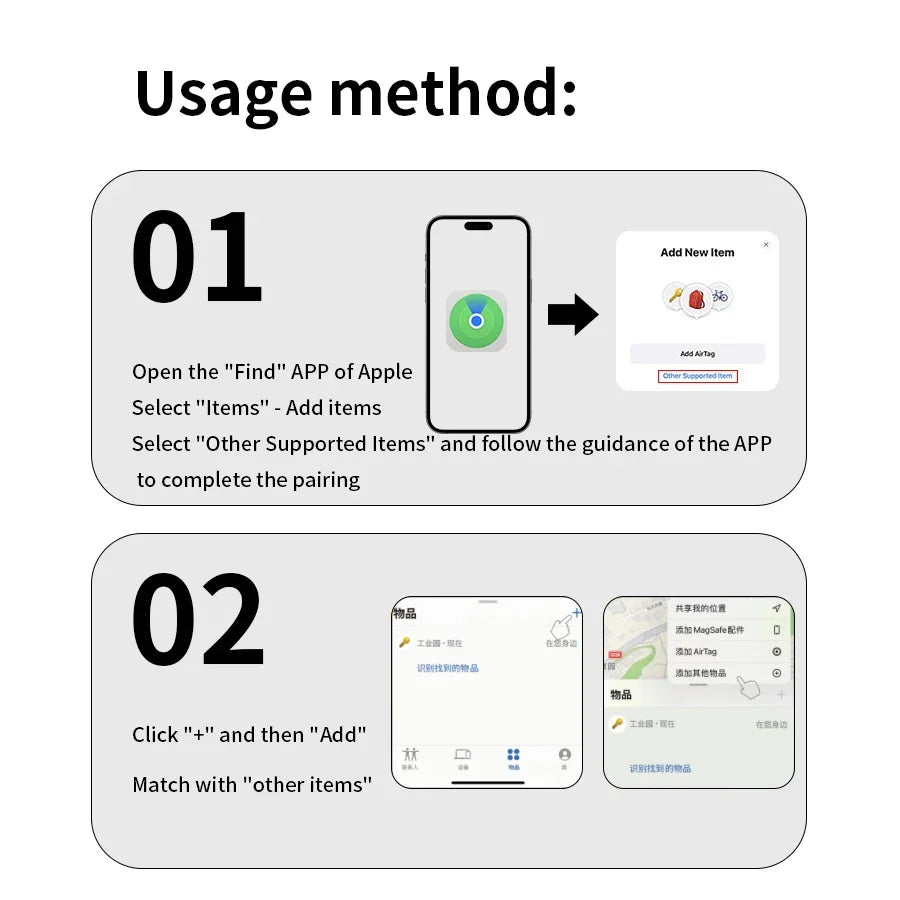 Mini Bluetooth Tracker – Apple Find My, Keys, Kids & Bags