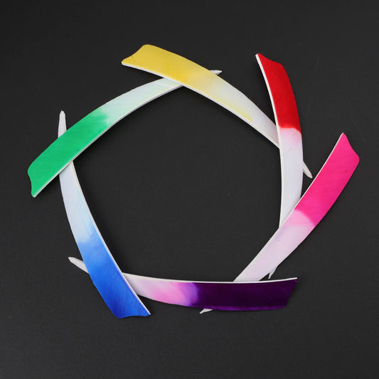 Archery 3 Natural Gradient Shield Turkey Feather Right Wing Arrow Peaceful Pleasures Health and Wellness