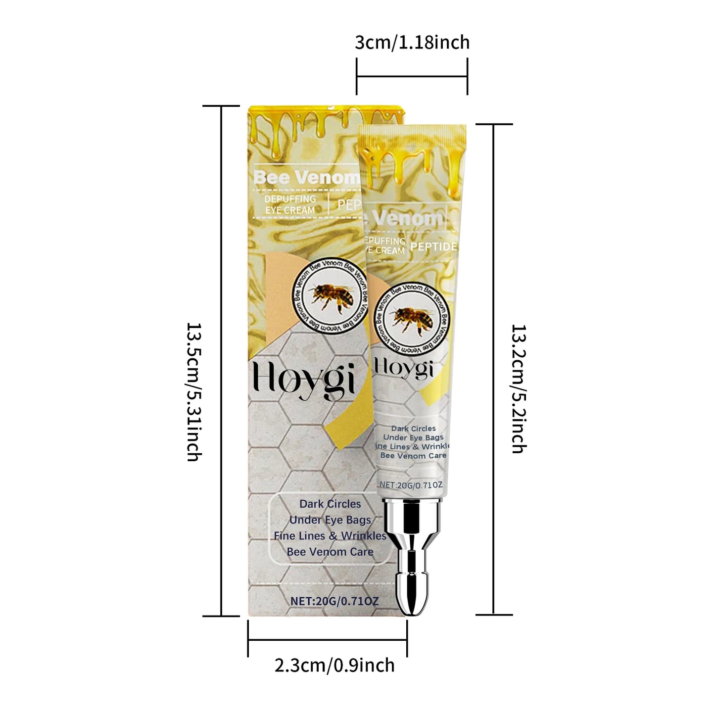 Bee Venom Eye Cream – Depuff, Firm & Fade Dark Circles