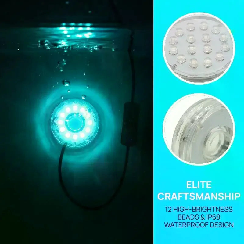 USB LED Submersible Aquarium Light – Colorful Waterproof Lamp