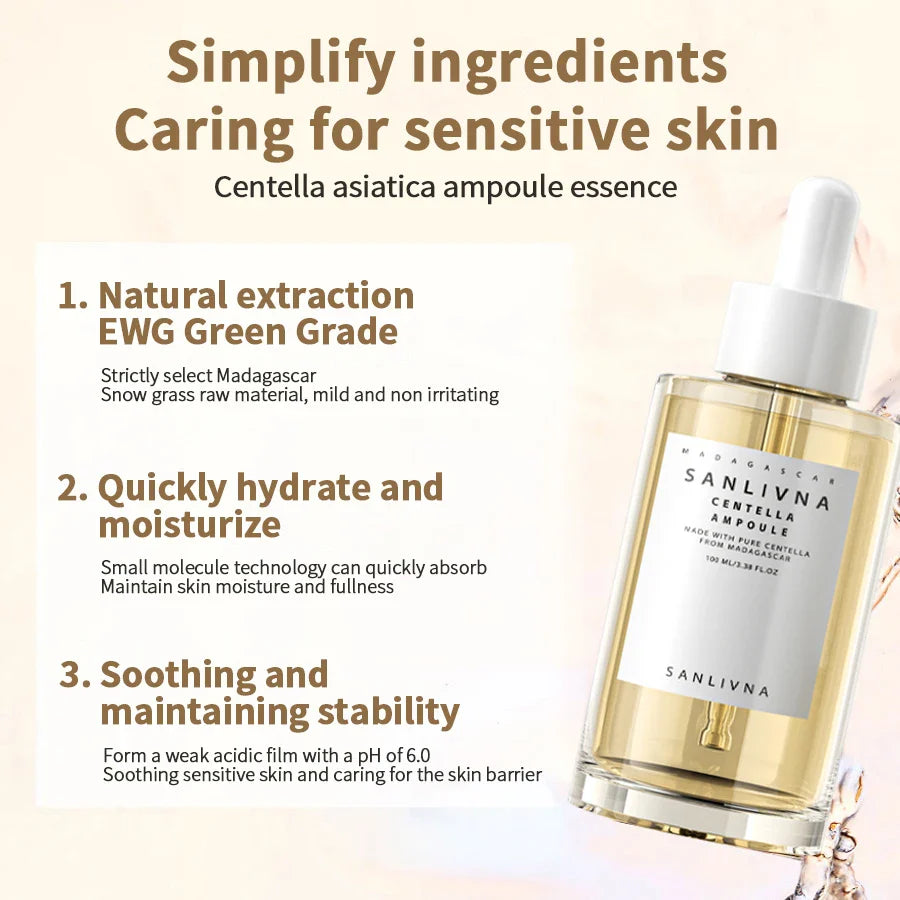 SANENDI Centella Asiatica Toner & Ampoule Set | Hydrating Duo