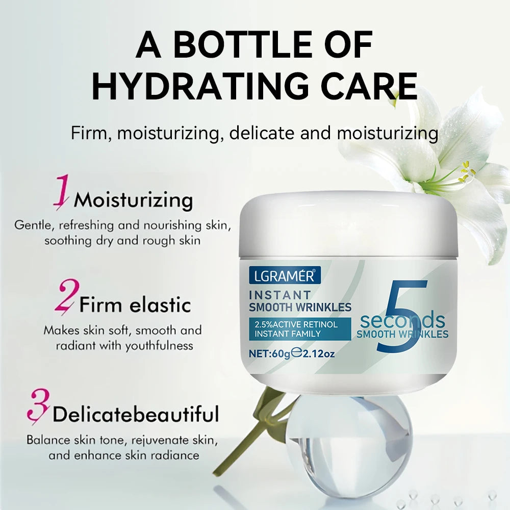 LGRAMER Retinol Anti-Wrinkle Firming Face Cream | Anti-Aging