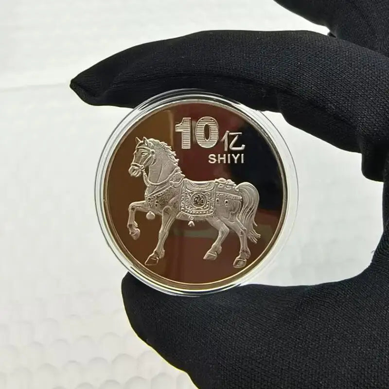 2026 Chinese New Year Horse Lucky Coin | 40mm Metal Collectible