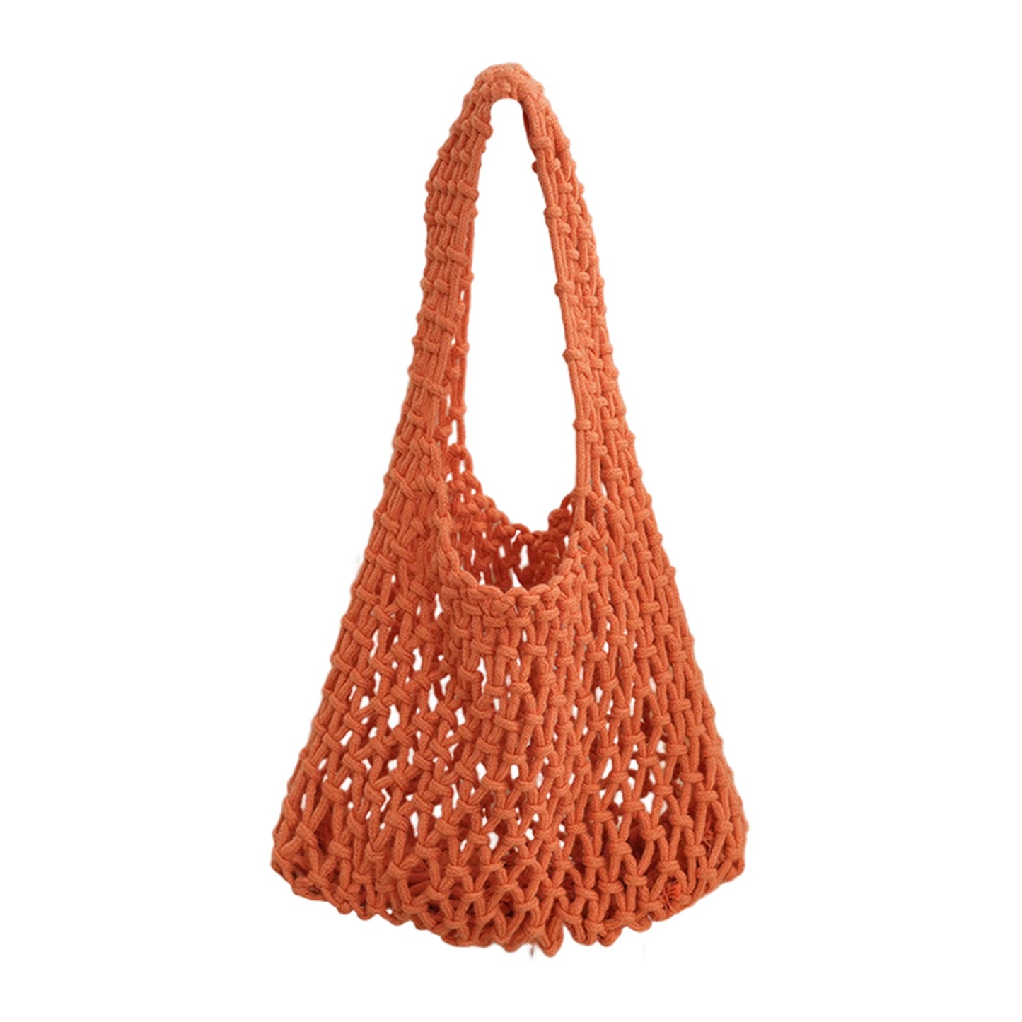 Women's Hollowed Out Woven Clutch Bag Korean Style Beach Wristlet Handbag For Vacation And Daily Use Peaceful Pleasures Health and Wellness Orange