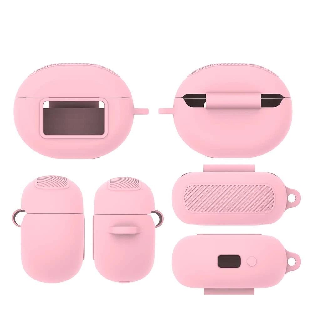 High Quality Soft And Durable Silicone For TOZO NC20 Pro/NC20 Headphone Protective Case Shockproof And Dustproof Case Peaceful Pleasures Health and Wellness Pink