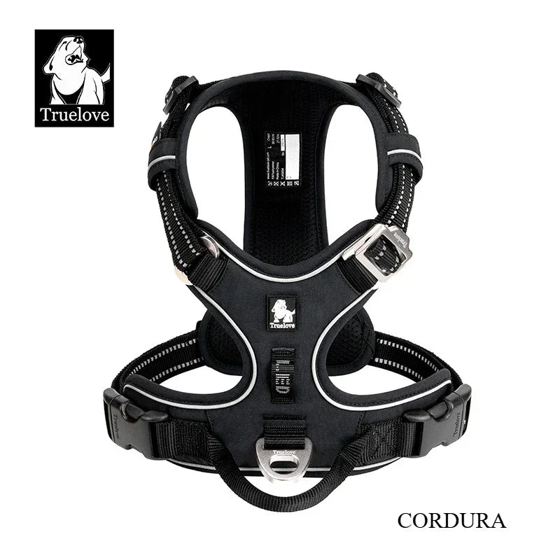 Truelove No Pull Dog Harness Reflective Breathable Adjustable Training Vest for Small Medium Large Dogs Night Walking TLH5657 Peaceful Pleasures Health and Wellness